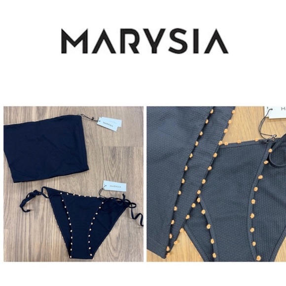 MARYSIA SWIM |Two Piece Bikini in Black - Picture 1 of 3